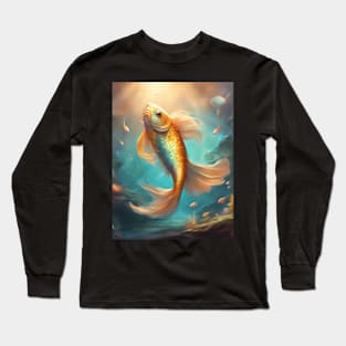 Tempestuous adventure pose Long Sleeve T-Shirt